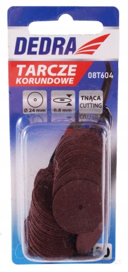 Tarcza korundowa tnąca Dedra 08T604 50 szt.