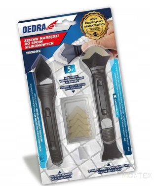 Zestaw narzędzi Dedra 15B085 7 el. do silikonu