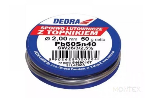 Cyna Dedra 2 mm 50 g 31L42005