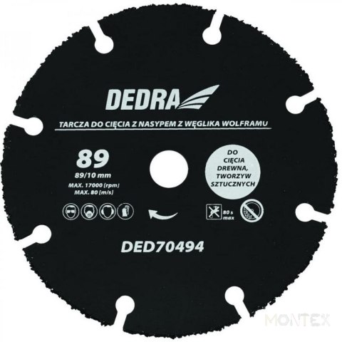 Dedra DED70494 Tarcza uniwersalna 89x10 mm