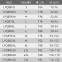 LAHTI PRO LPQB76XL Ogrodniczki Zielone XL 176