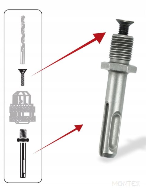 Dedra YKS009 Adapter SDS+ do uchwytu wiertarskiego