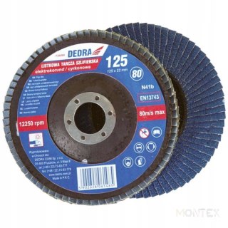 Tarcza szlifierska Dedra F26080 125x22mm