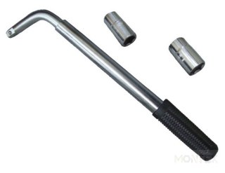 KLUCZ DO KÓŁ TELESKOPOWY Z NASADKAMI 17x19MM 21x23MM SATA ST09531SJ