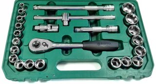 ZESTAW 24 el. KLUCZY NASADOWYCH NASADEK 1/2'' SATA ST09060-6SJ 9 -32 mm
