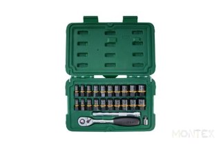 Zestaw 23 nasadek SATA ST09138 BoltBiter do uszkodzonych śrub 1/4 3/8 Cr-Mo